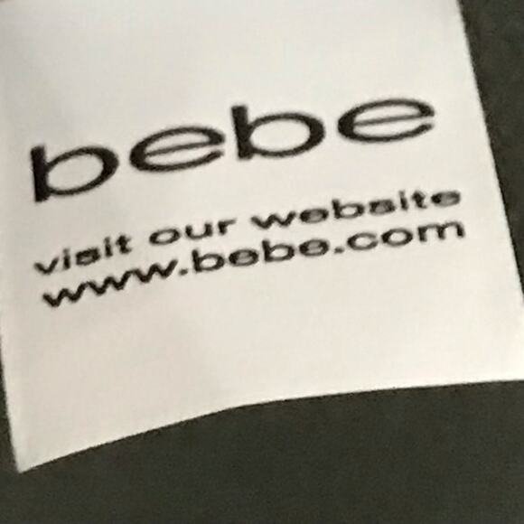 Bebe Deep V-neck Cold shoulder Top Size XS - Picture 6 of 13